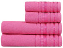 Jogo de toalhas rosa
