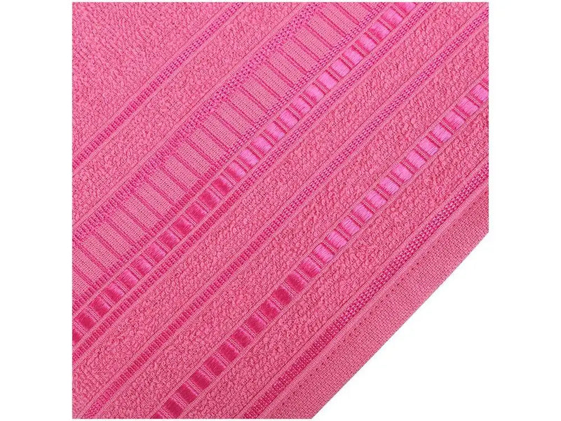 Jogo de toalhas rosa