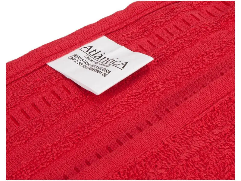 Jogo de toalhas vermelho