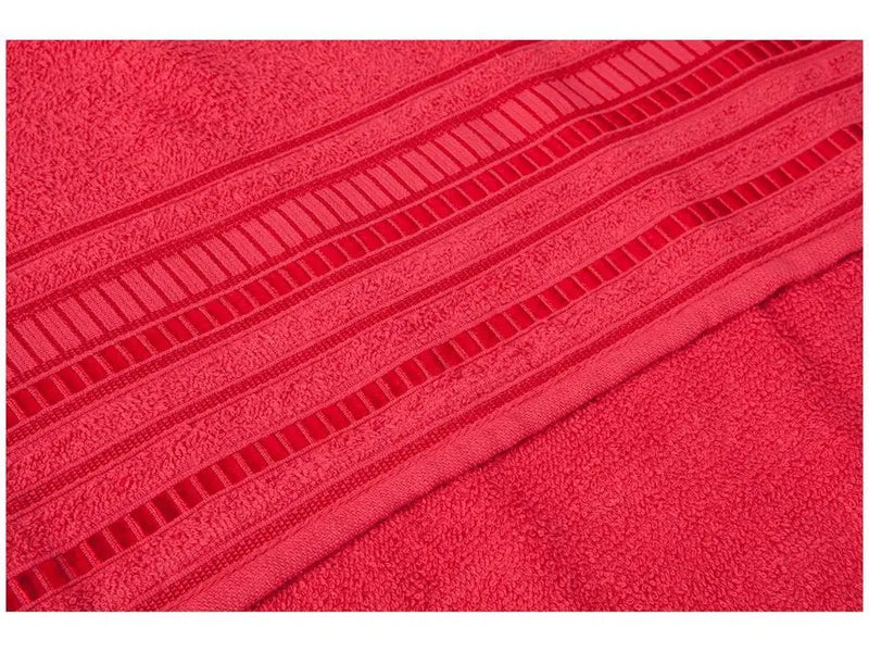 Jogo de toalhas vermelho