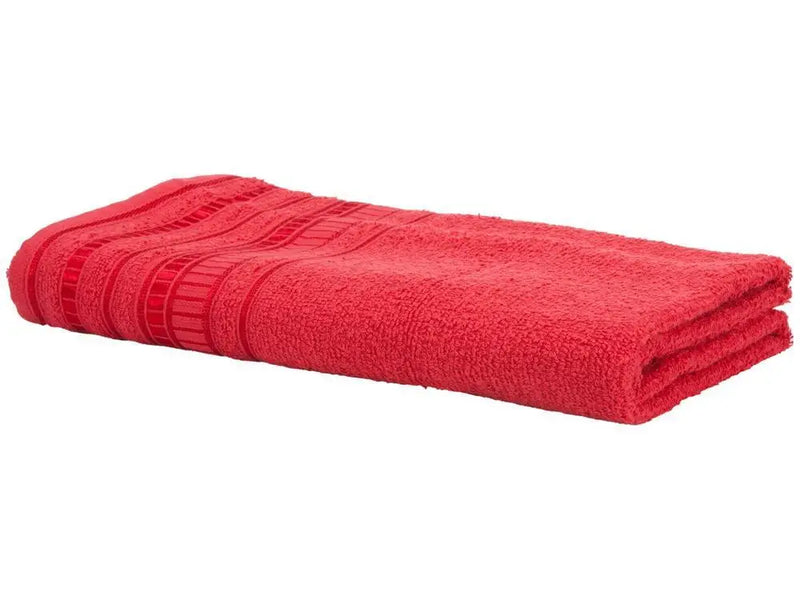 Jogo de toalhas vermelho