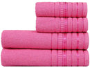Jogo de toalhas rosa